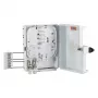 EFB-ELEKTRONIK FTTH-BOX-OUT-1 Caixa de Distribuição FTTH IP65 para 32 Fibras, 16 Adaptadores, Exterior