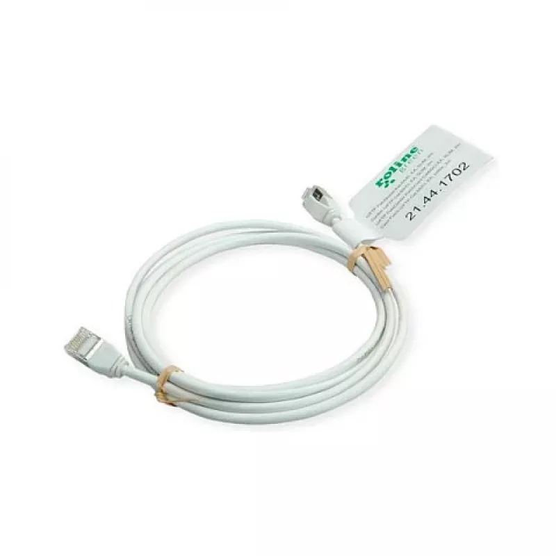 ROLINE GREEN Cabo Patch U/FTP Cat.6A (Class EA), LSOH, Slim, Branco, 1,5 m