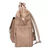 Black Forest KM02 Beige Mochila de Viagem de Cabine 40x30x15 cm + Bolsa de Higiene