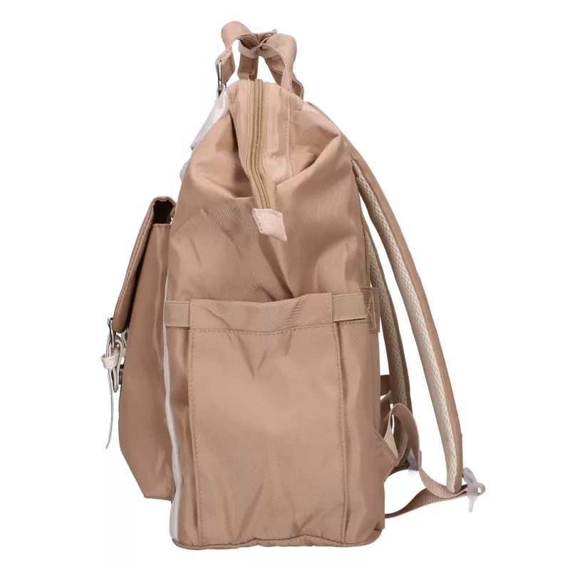 Black Forest KM02 Beige Mochila de Viagem de Cabine 40x30x15 cm + Bolsa de Higiene