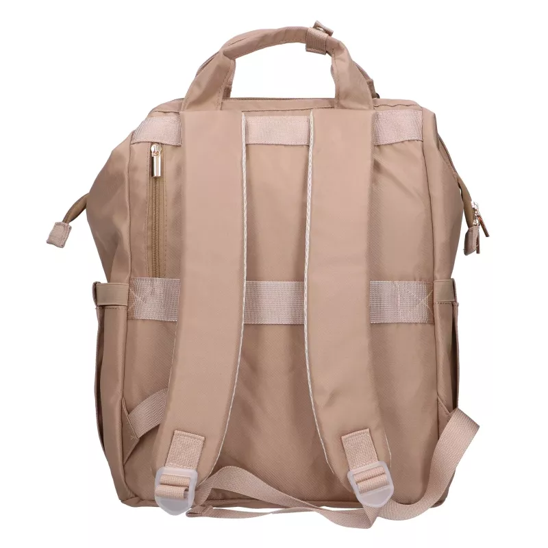 Black Forest KM02 Beige Mochila de Viagem de Cabine 40x30x15 cm + Bolsa de Higiene