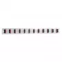 EFB-Elektronik Painel Frontal Equipado com 12 x Acopladores SC Duplex OM4 Vertical, Preto