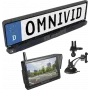OMNIVID Solar6 Sistema de Vídeo de Marcha Atrás Solar sem Fios