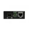 ALLNET Conversor de media PoE 10/100/1000Base-T para 1000Base-SX/LX SFP Mini-GBIC, monomodo/multimodo, 15,4W/30W PoE, ALL-MC202P-SFP1-PoE