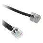 Synergy21 Cabo adaptador de telefone TAE-F para RJ11/RJ12, 0,2 m, branco, bulk
