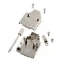 EFB-Elektronik Cobertura D-Sub totalmente metálica 35°, E-MHDM35 09-K, 9 pinos, metal