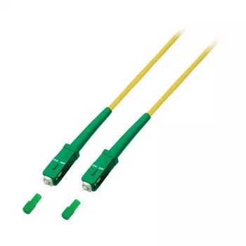 EFB cabo de patch simplex SC/APC-SC/APC OS2 G657A2, 10 m, LSZH 3 mm, amarelo (O0944.10)