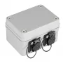 EFB Elektronik NWSZ 53730.1V2 caixa IP67 com 2 portas RJ45 Cat.6A e 2 prensa-cabos M16