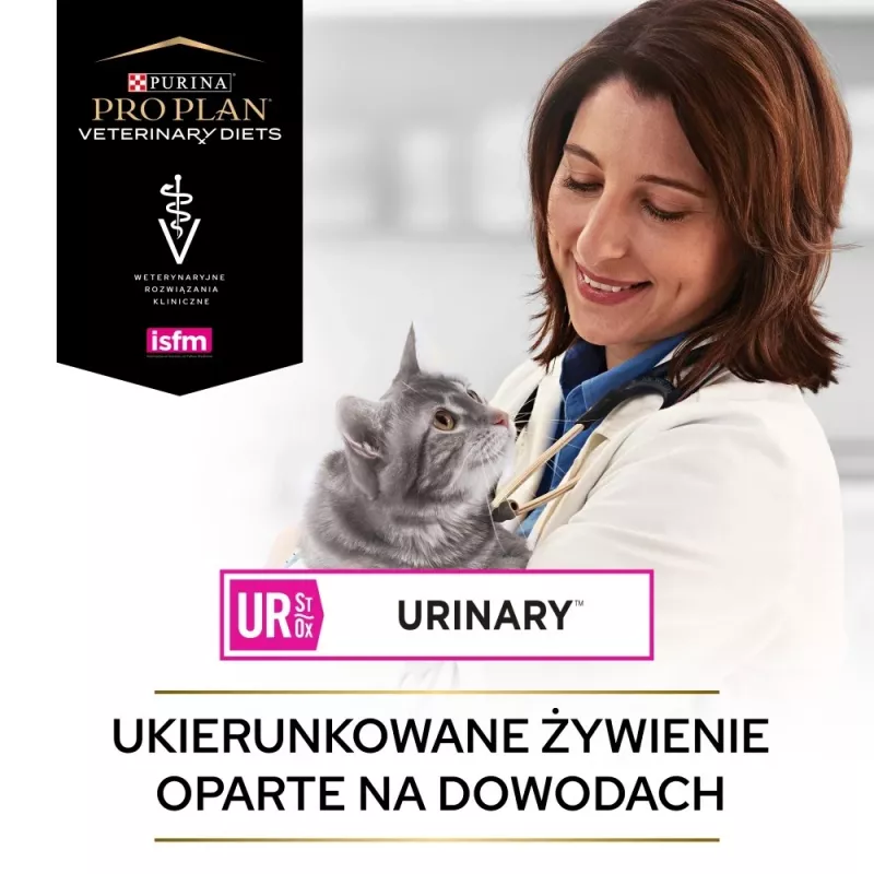 PURINA Pro Plan Veterinary Diets Feline UR St/Ox Urinary alimento seco para gatos com frango 1,5 kg
