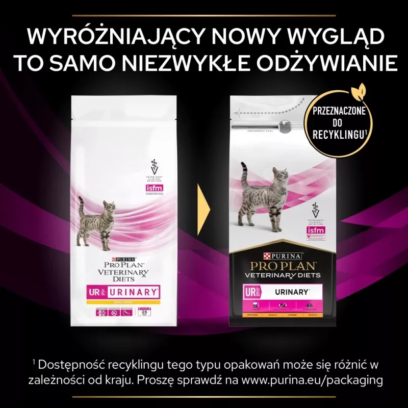 PURINA Pro Plan Veterinary Diets Feline UR St/Ox Urinary alimento seco para gatos com frango 1,5 kg