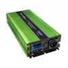 Qoltec Monolith adaptador/inversor de corrente para automóvel 2000 W verde