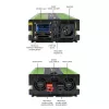 Qoltec Monolith adaptador/inversor de corrente para automóvel 2000 W verde