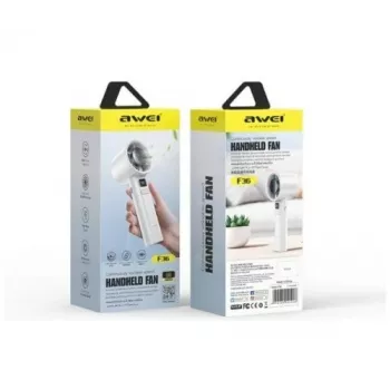 AWEI F36 mini ventoinha 2200mAh branco
