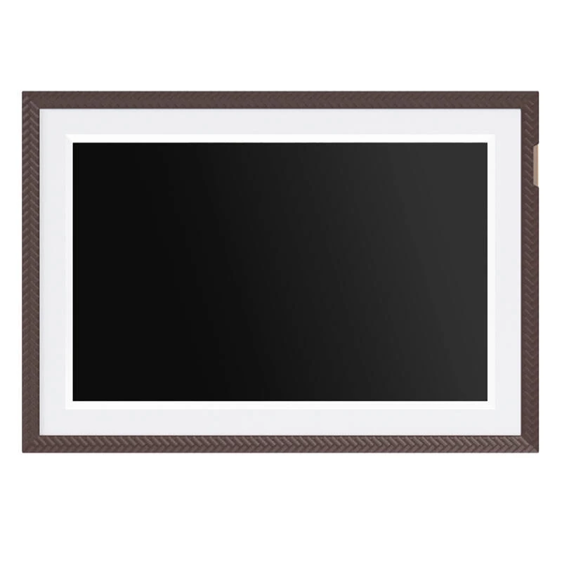 ARZOPA D10 moldura digital 10,1 polegadas (castanho escuro) - ecrã tátil IPS 1280x800, 32GB, Wi-Fi