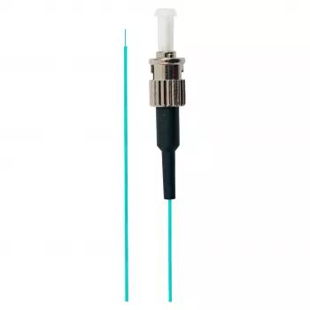 EFB Elektronik pigtail de fibra ST OM3 aqua 2m