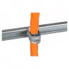 EFB Elektronik abraçadeira em U incl. contraplaca para cabo Ø 28-34 mm