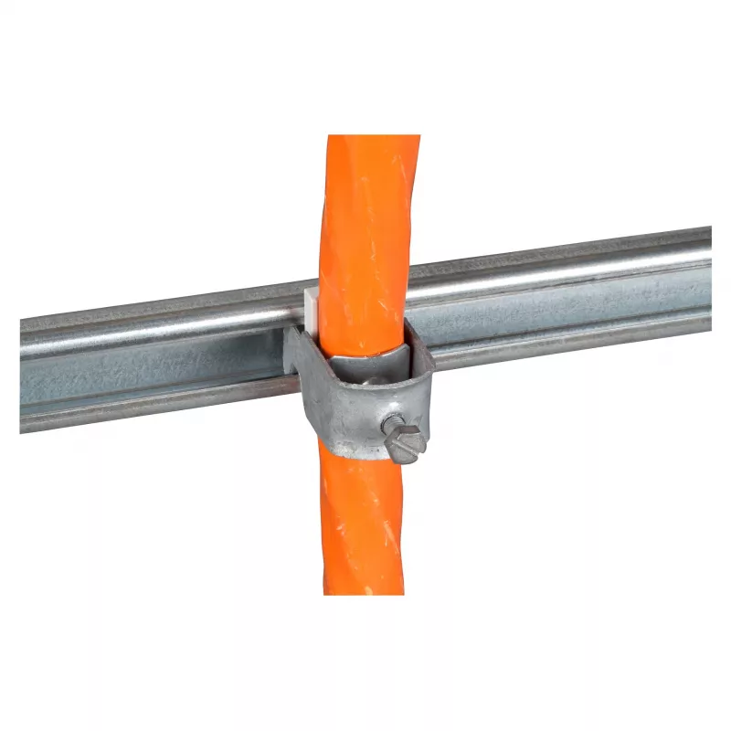 EFB Elektronik abraçadeira em U incl. contraplaca para cabo Ø 28-34 mm