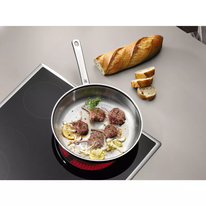 WMF Profi frigideira universal, 24 cm, aço inoxidável