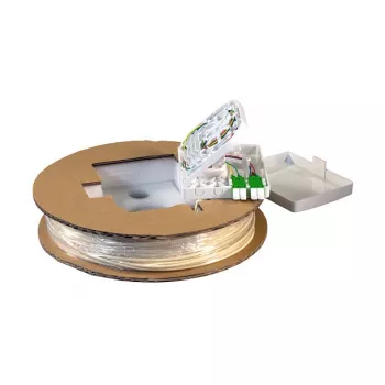EFB Electronics FTTX Compact Box pré-montada 2xLC/APC Duplex G.657.A2 50m
