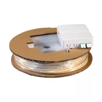 EFB Electronics FTTX Compact Box pré-montada 2xLC/APC Duplex G.657.A2 50m
