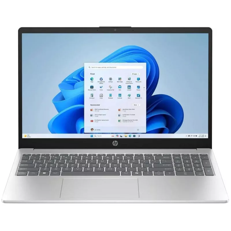 HP 15-fd0154wm portátil, 15,6 inch FHD tátil, Intel Core i5-1334U, 12GB DDR4, 512GB SSD, Intel Iris Xe, Windows 11 Home, Natural Silver (reembalado) 2Y