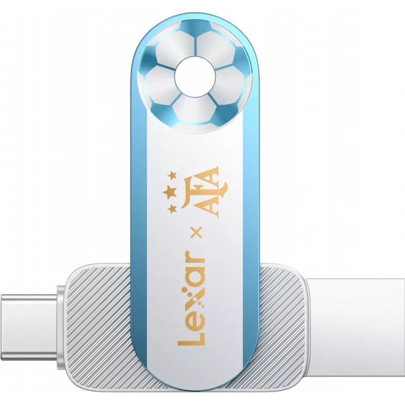 Lexar Dual D500 128GB USB-C/A 3.2 pen drive 400/360MB/s branco