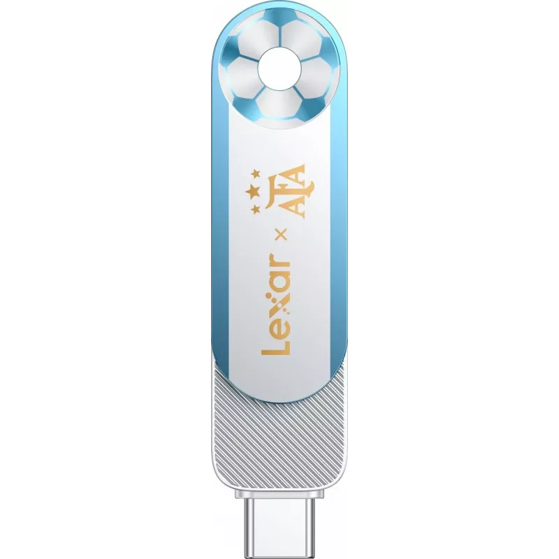Lexar Dual D500 128GB USB-C/A 3.2 pen drive 400/360MB/s branco