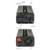 Qoltec Monolith 2000 MS Wave inversor de tensão 12V para 230V 1000/2000W USB