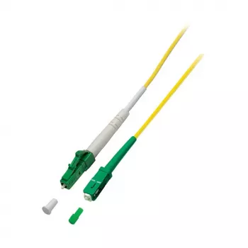 EFB cabo de patch simplex LC/APC-SC/APC OS2 G657A2, 2 m, LSZH 2 mm, amarelo (O2531.2)