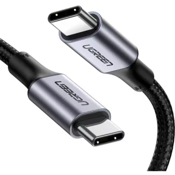 UGREEN USB-C para USB-C caixa de alumínio com malha 1m