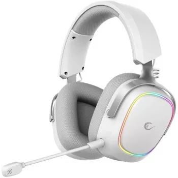 Rampage RETSU headset sem fios over-ear BT 2.4G RGB branco