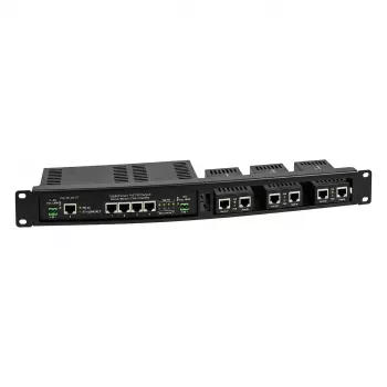 ALLNET 4-Port Gigabit LT-PoE 90W Unmanaged Switch com 19