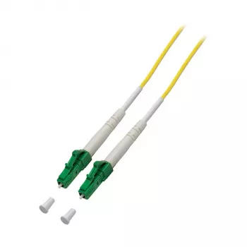 EFB Elektronik cabo patch de fibra ótica simplex LC/APC-LC/APC G.657.A2 20 m 2,0 mm amarelo 9/125 µm OS2