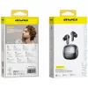 AWEI T229 ANC AI auriculares sem fios com estação de carregamento, cinzento metálico
