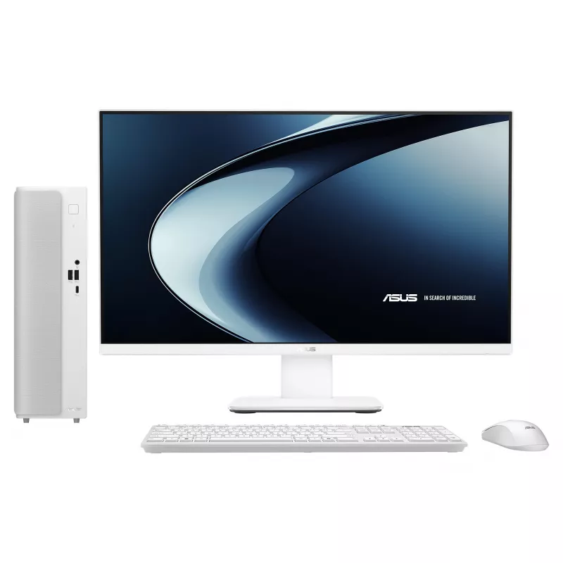 ASUS V501 SFF desktop PC Intel Core 3 100U 8GB RAM 512GB SSD Windows 11 Home branco