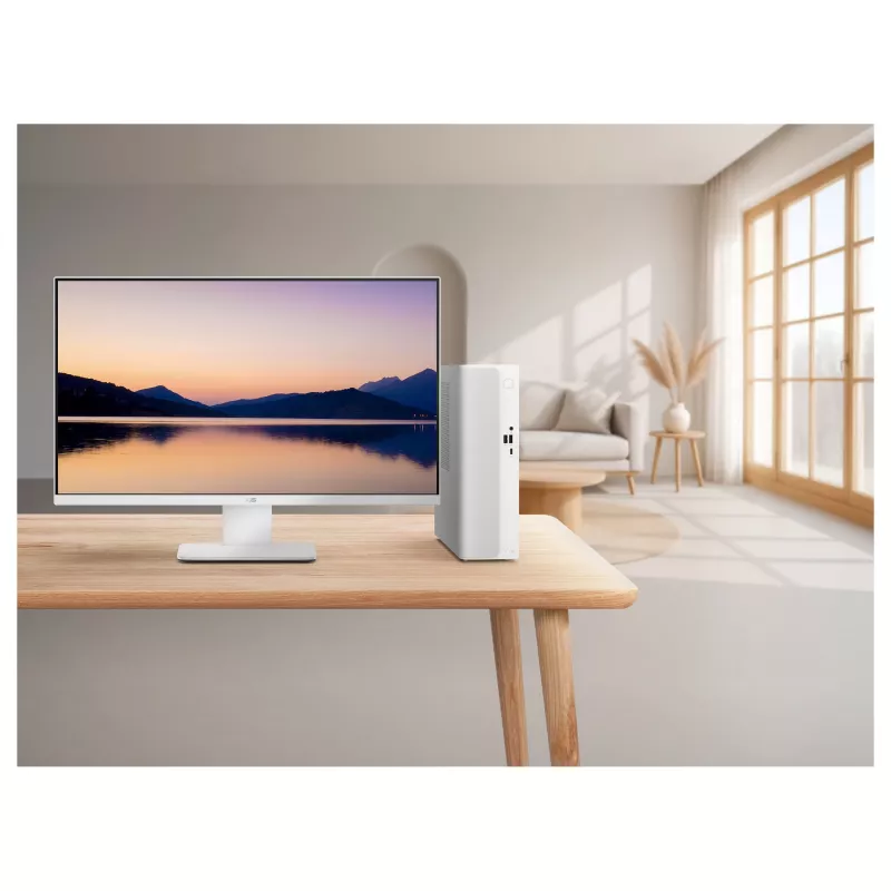 ASUS V501 SFF desktop PC Intel Core 3 100U 8GB RAM 512GB SSD Windows 11 Home branco