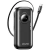 AWEI PowerBank PA-9 10000mAh 22,5W com cabo retrátil preto