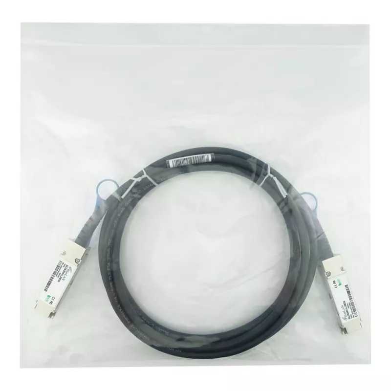 BLUELAN 10413-BL compatível Extreme Networks cabo direct attach QSFP28, 100GBASE-CR4, Infiniband EDR, 26AWG, 3m