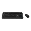 Targus AKM610FR conjunto de teclado e rato sem fios - tamanho completo - AZERTY - layout francês - preto