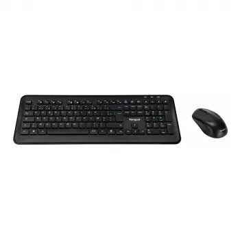 Targus AKM610FR conjunto de teclado e rato sem fios - tamanho completo - AZERTY - layout francês - preto
