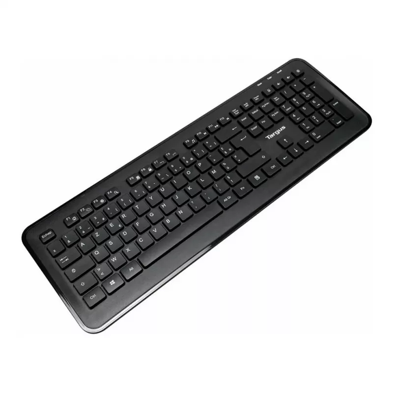 Targus AKM610FR conjunto de teclado e rato sem fios - tamanho completo - AZERTY - layout francês - preto