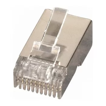 EFB-Elektronik E-MO 6/6G RJ12 ficha modular STP, blindada, 6P6C, 100 unid.