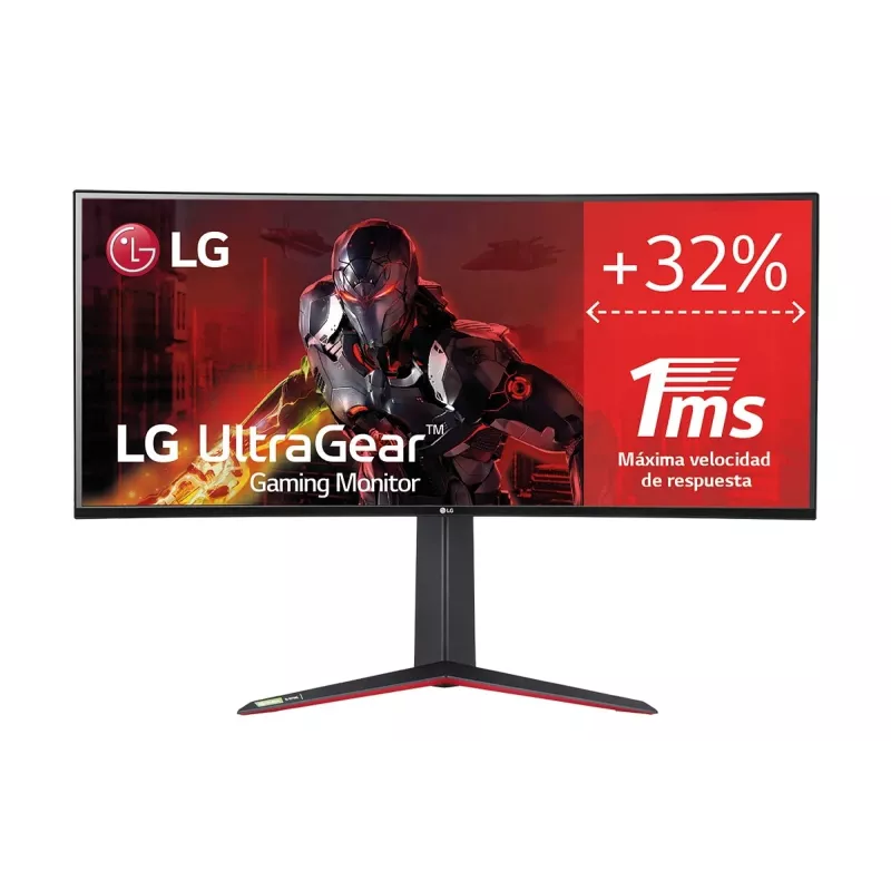 LG UltraGear 34GN850P-B monitor gaming 34 polegadas Nano IPS, UWQHD, 160Hz, 1ms, compatível com G-Sync, FreeSync Premium, DisplayHDR 400