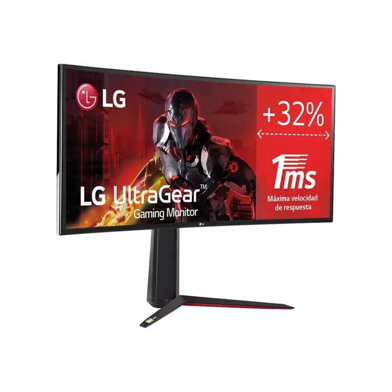 LG UltraGear 34GN850P-B monitor gaming 34 polegadas Nano IPS, UWQHD, 160Hz, 1ms, compatível com G-Sync, FreeSync Premium, DisplayHDR 400