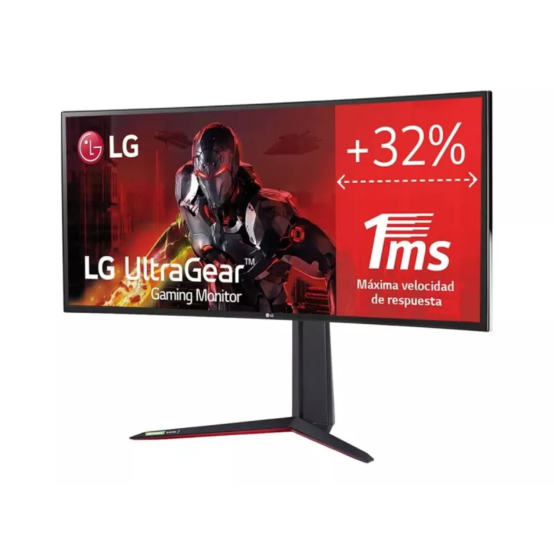 LG UltraGear 34GN850P-B monitor gaming 34 polegadas Nano IPS, UWQHD, 160Hz, 1ms, compatível com G-Sync, FreeSync Premium, DisplayHDR 400