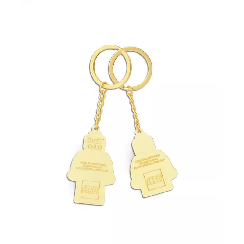 LEGO conjunto de porta-chaves - pai e filho