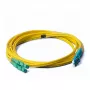 EFB Elektronik ECOFIBER cabo de patch duplex LC-SC/APC OS2 G652D, 5 m, LSZH 2 mm, amarelo (O0362.5)