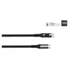 Good Connections cabo de carregamento e dados USB 2.0 100W com visor digital USB-C para USB-C 1m preto
