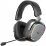 Headset gaming sem fios over-ear Rampage RETSU Bluetooth 2.4G RGB preto