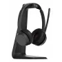 Headset Bluetooth on-ear EPOS IMPACT 1000 MS UC ANC WL USB-C+A com estação de carregamento CH 40 e dongle BT USB-C BTD 900c